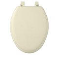 Achim Importing Achim Importing TOVYELBN04 Fantasia Bone Soft Elongated Vinyl Toilet Seat; 19 in. TOVYELBN04